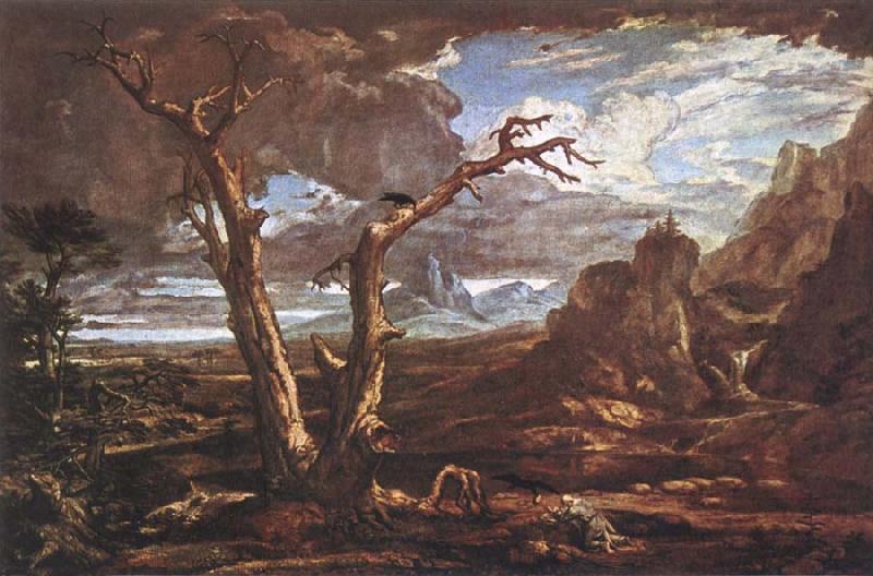 Washington Allston Elijah in the Desert oil painting image